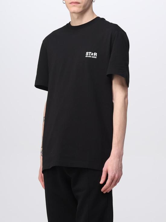 26SS 골든구스 반팔 티셔츠 GMP01220P00087980203 Black - GOLDEN GOOSE