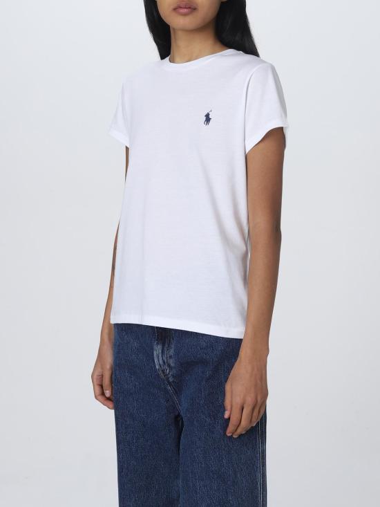 25FW 폴로 랄프로렌 반팔 티셔츠 211898698 005 White - POLO RALPH LAUREN