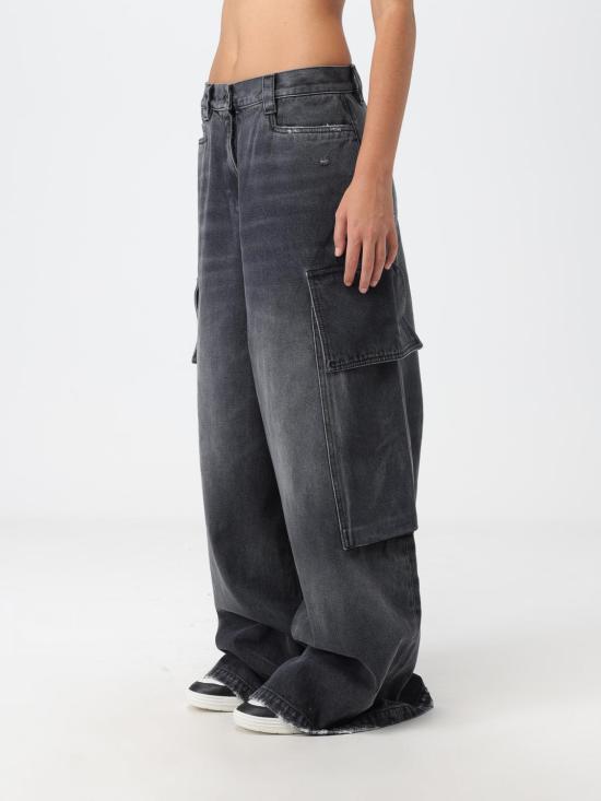 25FW 팜앤젤스 데님 팬츠 PWYB030F23DEN002 1060 Black - PALM ANGELS