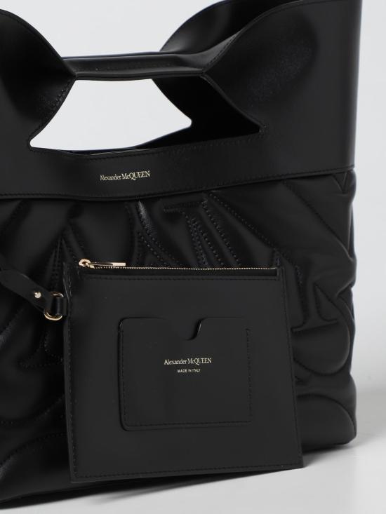 25FW 알렉산더 맥퀸 토트백 7095661BLFU 1000 Black - ALEXANDER MCQUEEN