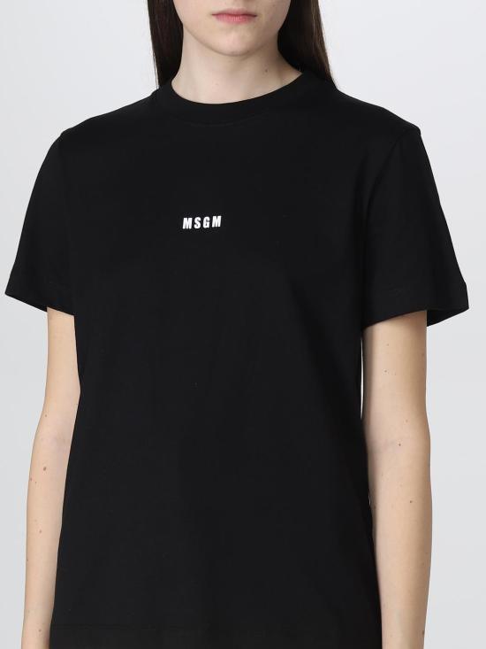 25FW 엠에스지엠 반팔 티셔츠 2000MDM500200002 99 Black - MSGM