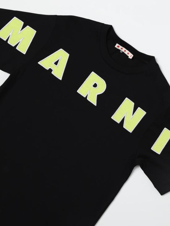  [키즈] 마르니 티셔츠 M01265M00RF 0M900 Black - MARNI