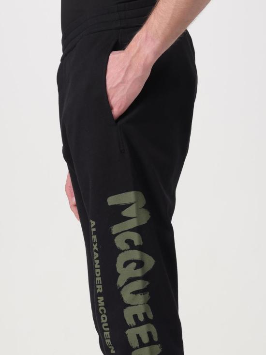  알렉산더 맥퀸 팬츠 688714QTAAB 0519 Black - ALEXANDER MCQUEEN