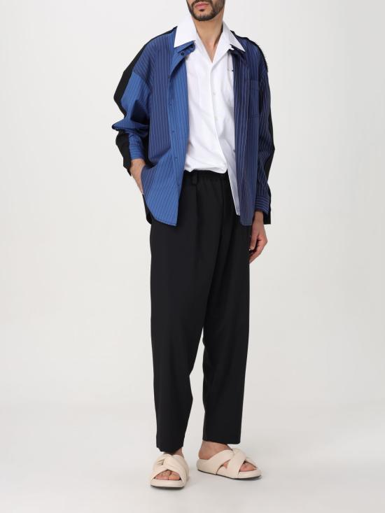 25FW 마르니 스트레이트 팬츠 PUMU0017U4TW839 00N99 Black 1 - MARNI