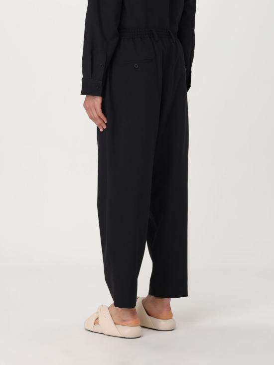 25FW 마르니 스트레이트 팬츠 PUMU0017U4TW839 00N99 Black 1 - MARNI