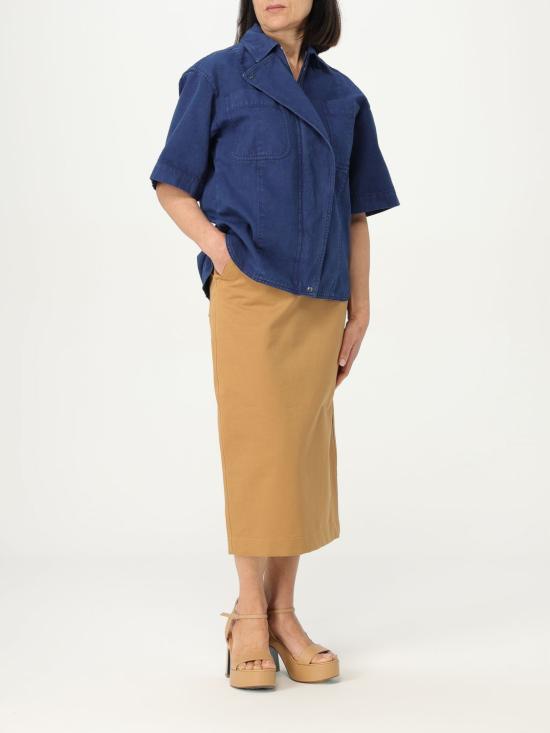 25FW 막스마라 블라우스 2411111083600 010 Blue - MAX MARA