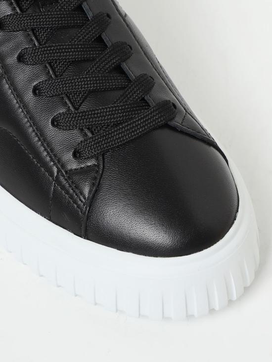 26FW 호간 H 스트라이프 스니커즈 HXM6450FC60LE9 B999 Black - HOGAN
