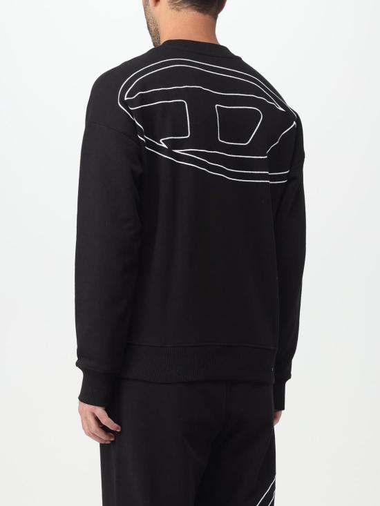 25FW 디젤 긴팔 티셔츠 A113030GYCJ 9XX Black - DIESEL