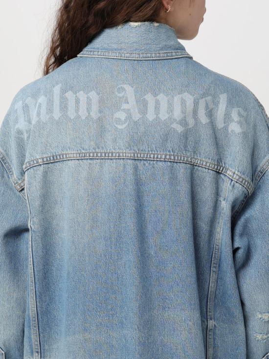 25FW 팜앤젤스 자켓 PWYD021S24DEN001 4040 Blue - PALM ANGELS