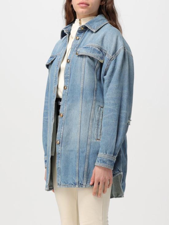 25FW 팜앤젤스 자켓 PWYD021S24DEN001 4040 Blue - PALM ANGELS