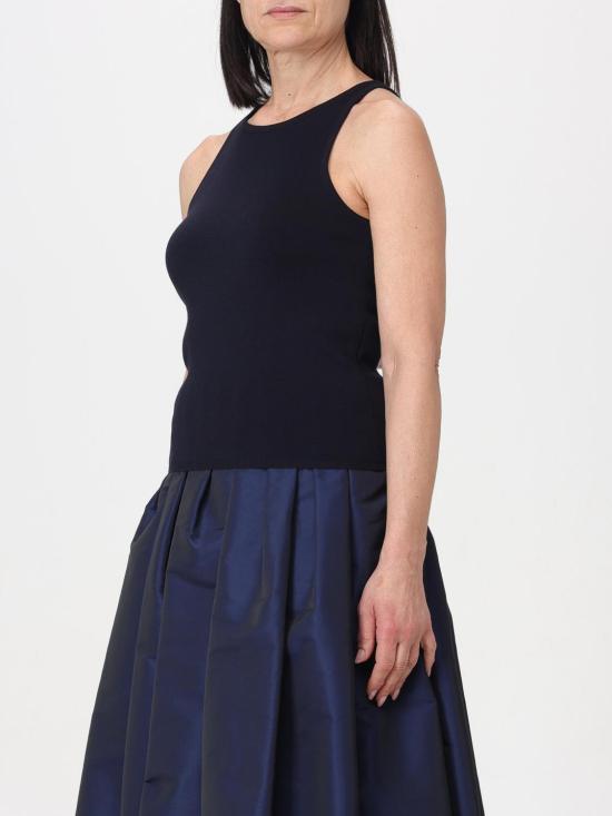 25FW 막스마라 민소매 티셔츠 2411361071600 005 Blue - MAX MARA