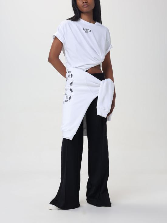 25FW 오프화이트 반팔 티셔츠 OWAA089S24JER002 0101 White - OFF WHITE