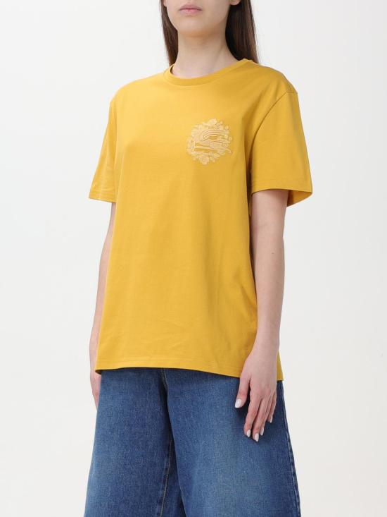  에트로 반팔 티셔츠 WRJB0006AC036 A0968 Yellow - ETRO
