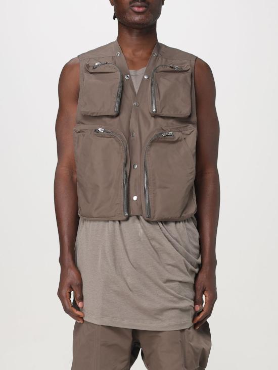 25SS 릭 오웬스 베스트 RU01E5767FT 34 Rust