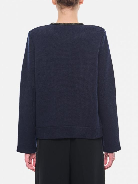 24FW 셀프 포트레이트 자켓 AW24168C NAVY Blue - SELF PORTRAIT