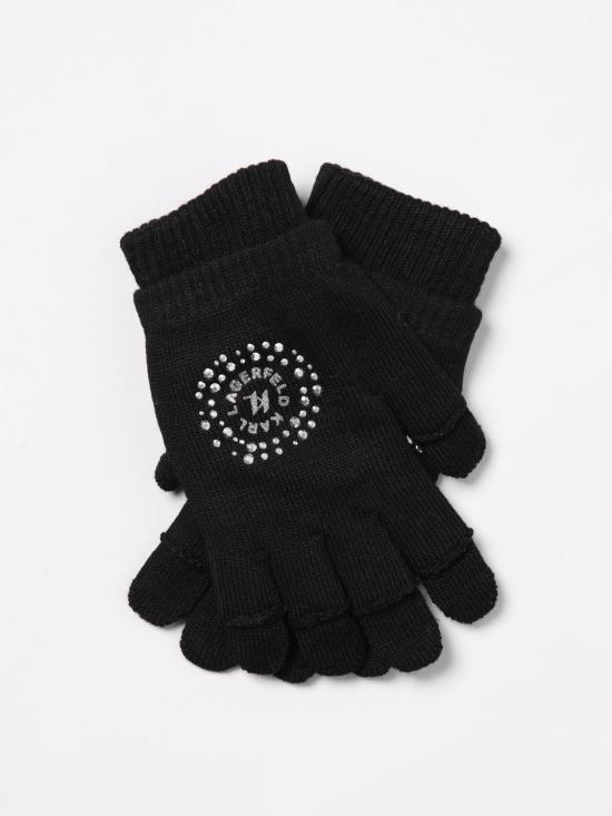 25FW [키즈] 칼라거펠트 장갑 Z30335 09B Black