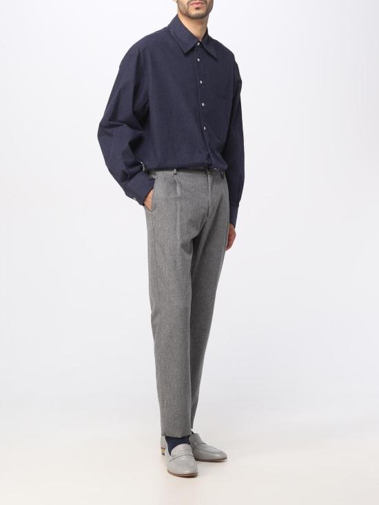  톰브라운 긴팔 셔츠 MWL381AF0351 415 Blue - THOM BROWNE