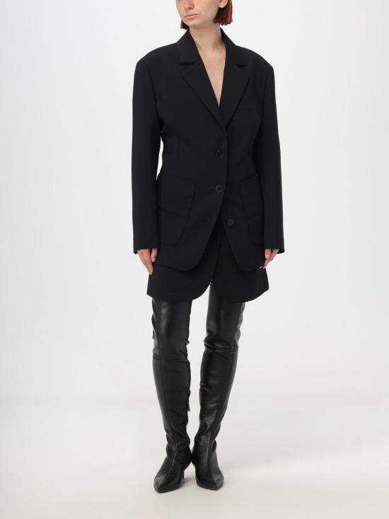 25FW 랑방 자켓 RWJA00245801H23 10 Black - LANVIN