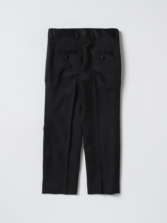  [키즈] 돌체앤가바나 트레이닝/조거 팬츠 L44P04FJBAK N0000 Black - DOLCE & GABBANA