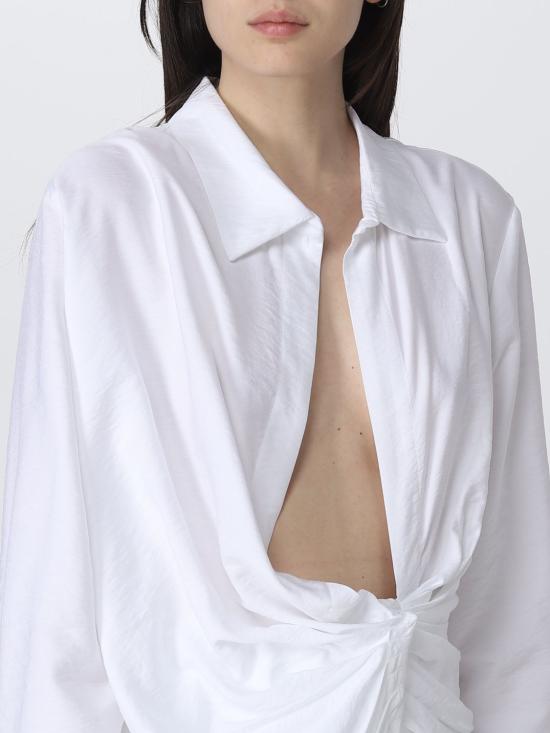  자크뮈스 숏 원피스 21H213DR0091020 100 White - JACQUEMUS