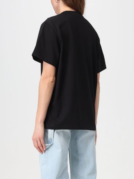 25FW 스텔라 맥카트니 반팔 티셔츠 6J01583SPY48 1000 Black - STELLA MCCARTNEY