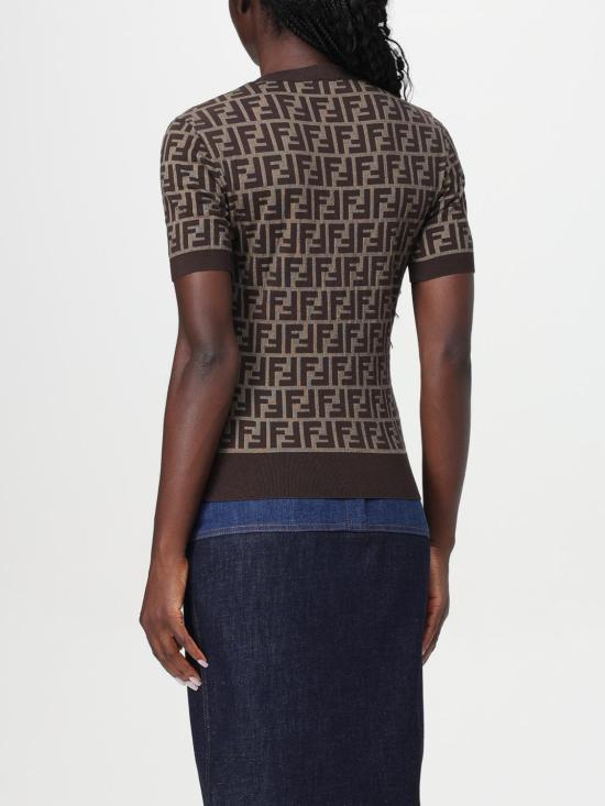 25FW 펜디 터틀넥 FZXC72ASJT F0GGE Tobacco - FENDI