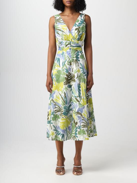  리우조 롱 원피스 WA3184T3449 Q9185 Multicolor