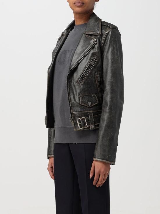 26SS 골든구스 바이커 자켓 GWP00848P00064790100 Black - GOLDEN GOOSE