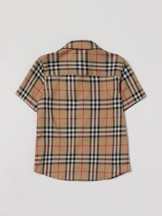  [키즈] 버버리 셔츠 8078748 A7028 Beige - BURBERRY