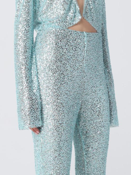  셀프 포트레이트 팬츠 PF23195PBL Blue - SELF PORTRAIT