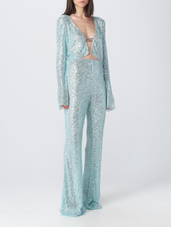  셀프 포트레이트 팬츠 PF23195PBL Blue - SELF PORTRAIT