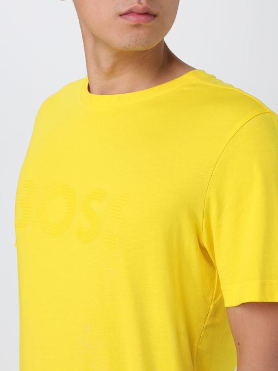  보스 반팔 티셔츠 50494106 739 Ocher - BOSS
