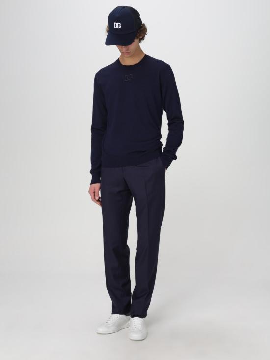 25FW 돌체앤가바나 스트레이트 팬츠 GY7BMTFC2FI B0387 Blue - DOLCE & GABBANA