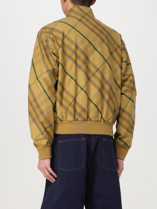25FW 버버리 체크 봄버 자켓 8081418 Yellow - BURBERRY