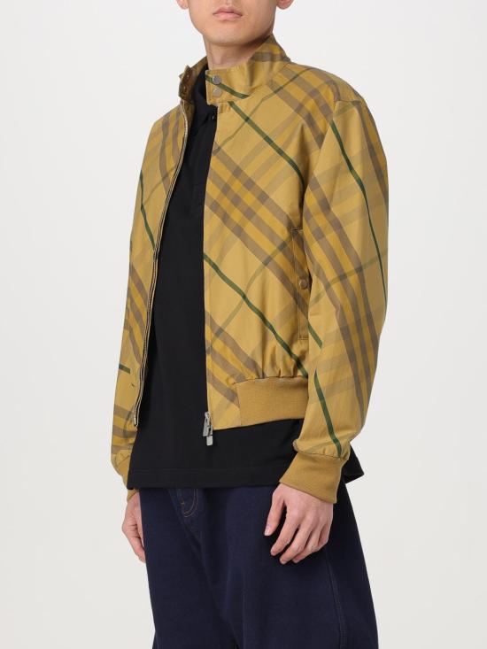 25FW 버버리 체크 봄버 자켓 8081418 Yellow - BURBERRY