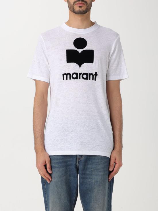 25FW 이자벨마랑 반팔 티셔츠 TS0045HAB1N22H 20WH White