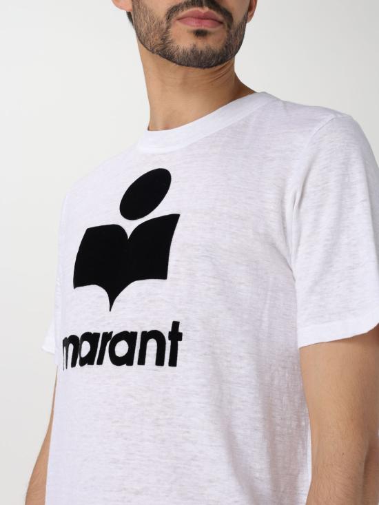 25FW 이자벨마랑 반팔 티셔츠 TS0045HAB1N22H 20WH White - ISABEL MARANT