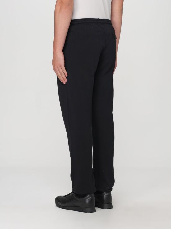 25FW 마르셀로 불론 스트레이트 팬츠 CMCH024C99FLE002 1001 Black - MARCELO BURLON