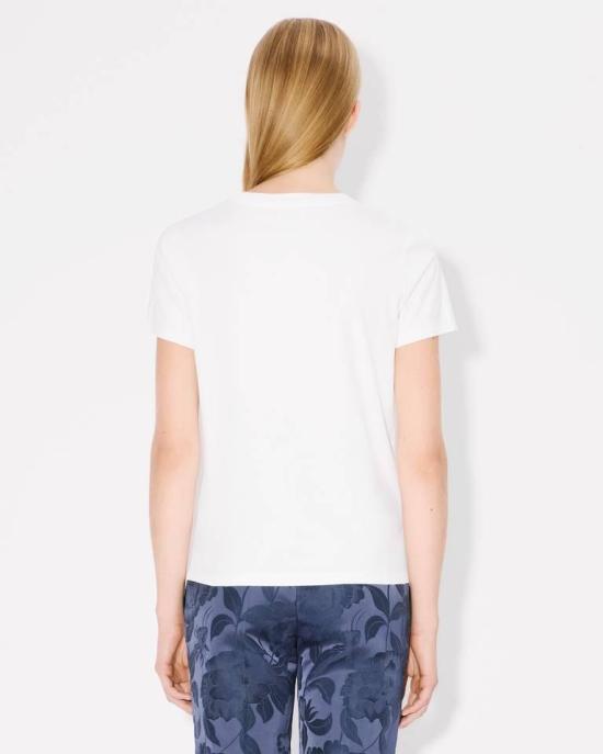 25SS 겐조 반팔 티셔츠 FF52TS1634SO 02 Blanc casse - KENZO