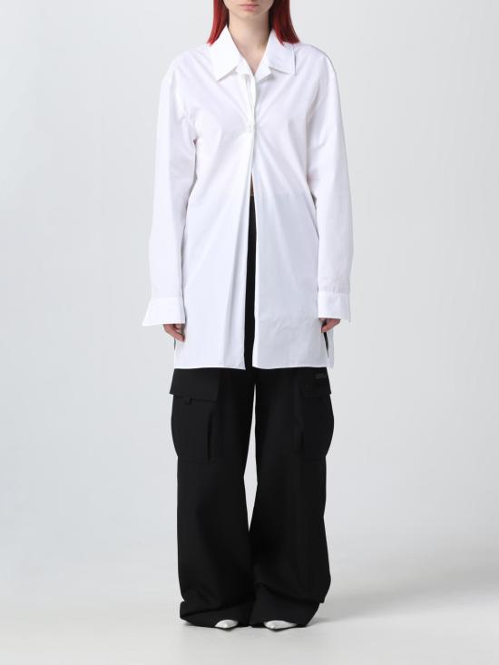 25FW 오프화이트 셔츠 OWGE002S23FAB001 0101 White