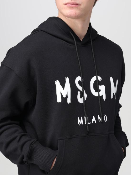  엠에스지엠 긴팔 티셔츠 2000MM515200000 99 Black - MSGM