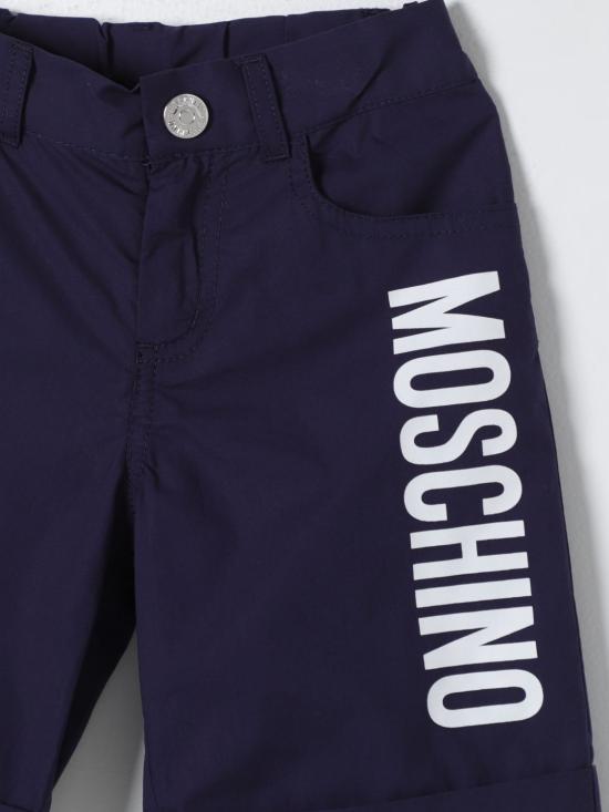  [키즈] 모스키노 쇼츠/버뮤다 HUQ020LLA11 40016 Blue - MOSCHINO