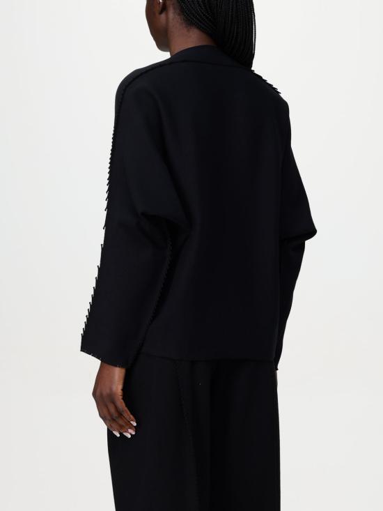 25FW 이세이 미야케 스웨터 IM56KN858 15 Black - ISSEY MIYAKE