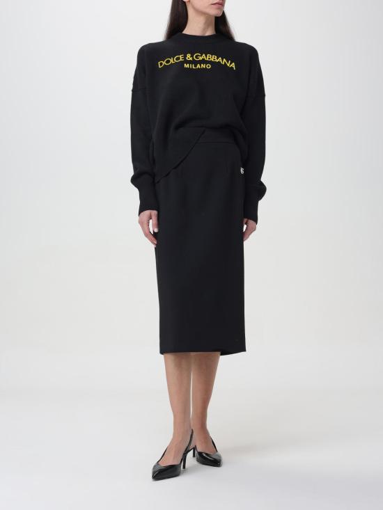 25FW 돌체앤가바나 스웨터 FXW03TJAWX1 N0010 Black - DOLCE & GABBANA