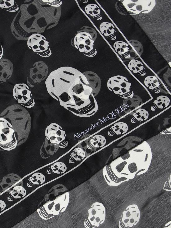 25SS 알렉산더 맥퀸 머플러/스카프 5577174Q060 1078 Black - ALEXANDER MCQUEEN