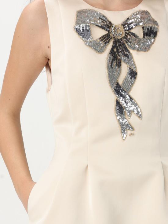 25FW 엘리자베타프랜치 숏 원피스 AB808 193 Butter - ELISABETTA FRANCHI