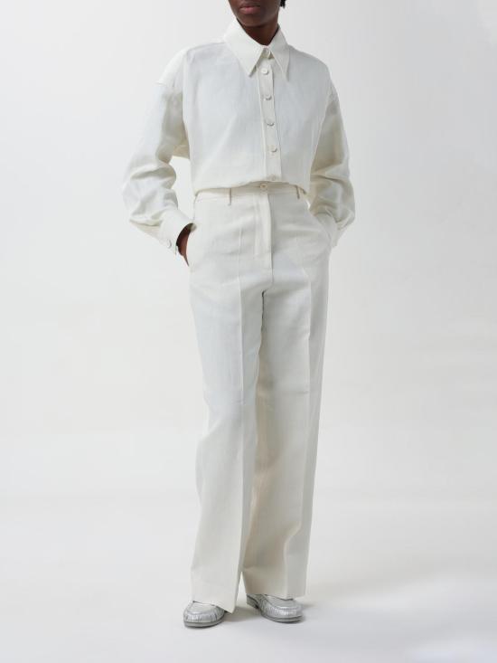  파비아나 필리피 스트레이트 팬츠 PAD264F274D630 0142 White - FABIANA FILIPPI