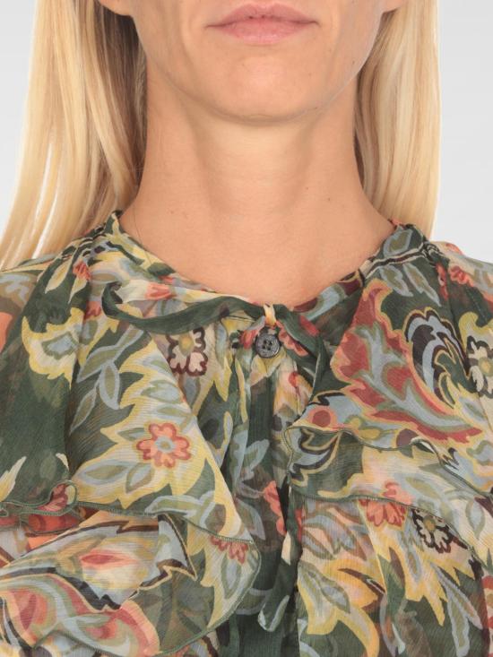 24FW 에트로 블라우스 WRIA003299SA1E3 X0892 Green - ETRO