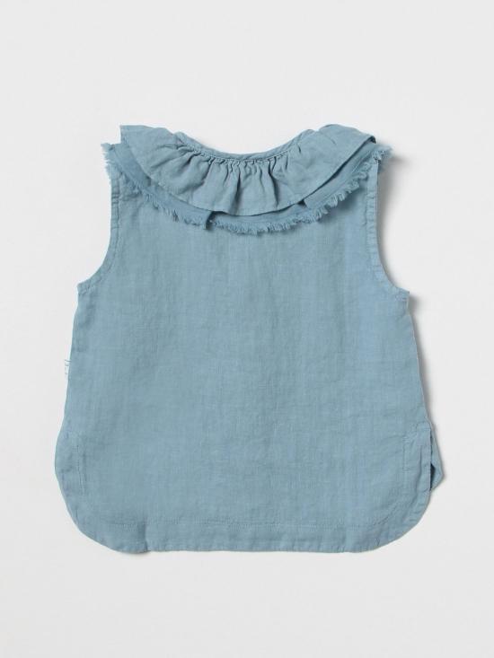 25FW [키즈] 일 구포 셔츠 P23CA022L6006 429 Gnawed Blue - IL GUFO