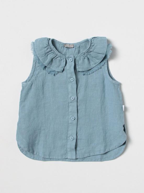 25FW [키즈] 일 구포 셔츠 P23CA022L6006 429 Gnawed Blue